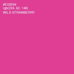 #E03E94 - Wild Strawberry Color Image